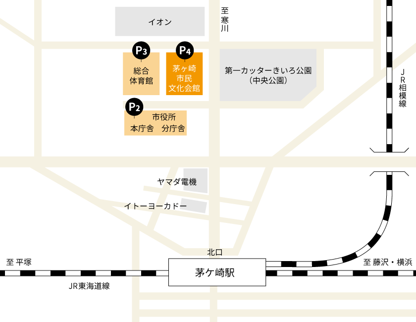 Chigasaki Hall Map